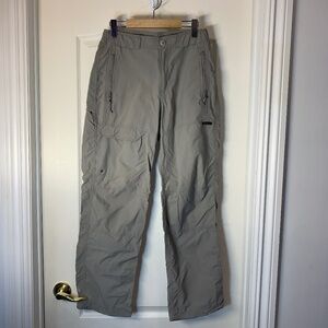 Chlorophylle Beige Lightweight Outdoor Travel Pants – Zip Pockets, Roll-Up Legs